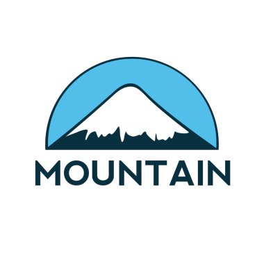 soyut volkan vektör tasarım şablonu