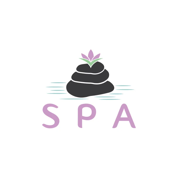 Spa vector design template — Stock Vector