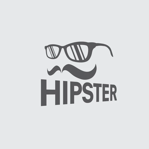 Plantilla de diseño de vector retro hipster — Vector de stock