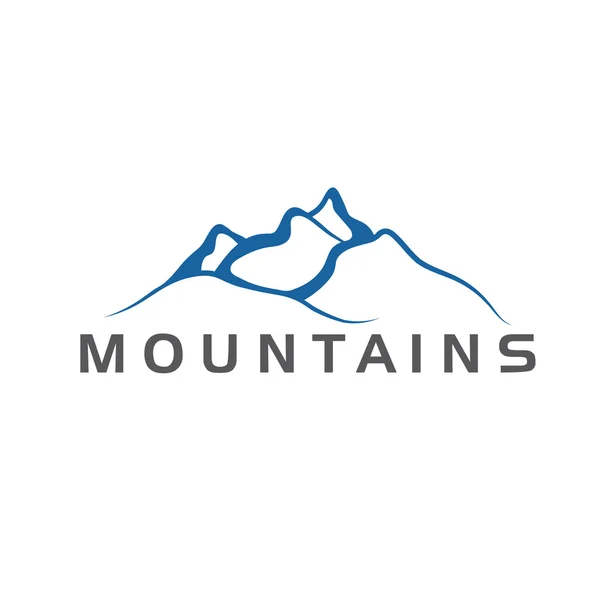 Montanhas ilustração abstrata — Vetor de Stock