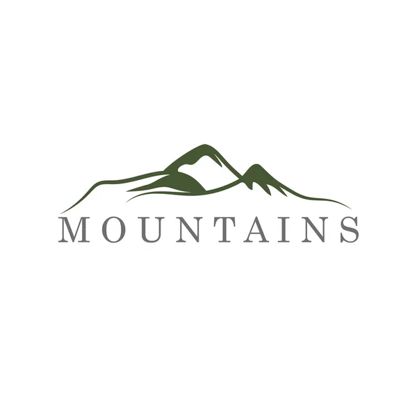 Mountains abstract illustration — Stock Vector