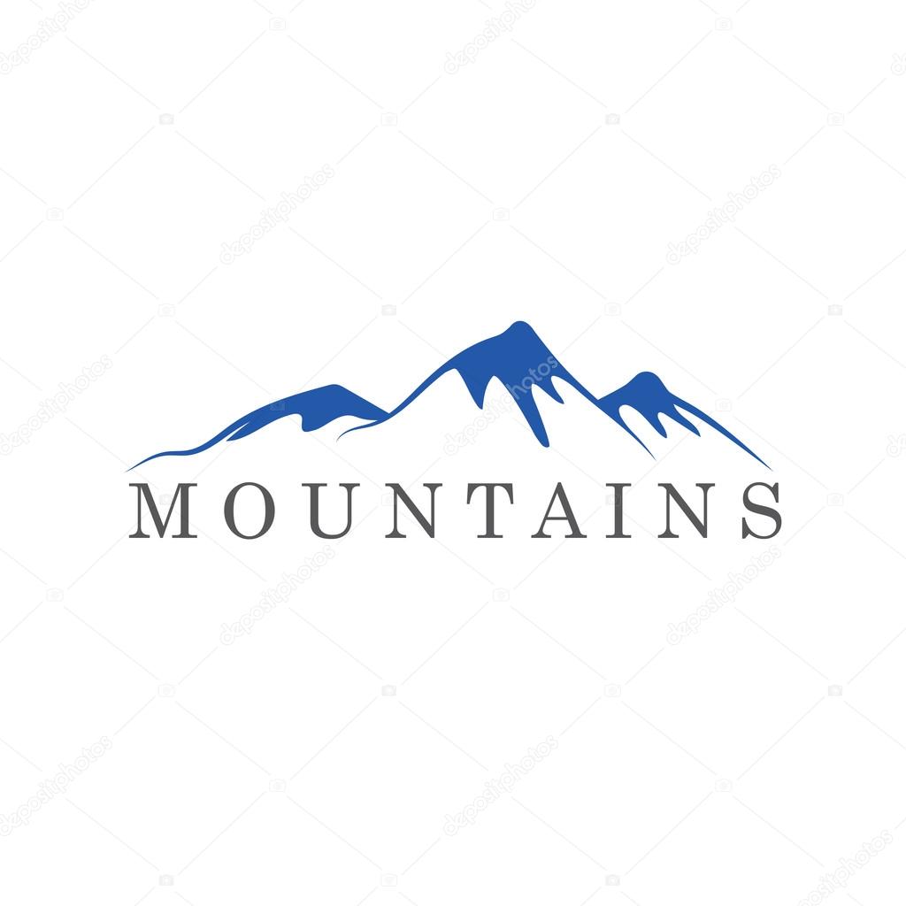 mountains abstract illustration