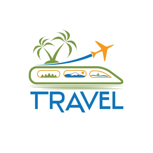 Travel vector design template — Stock Vector