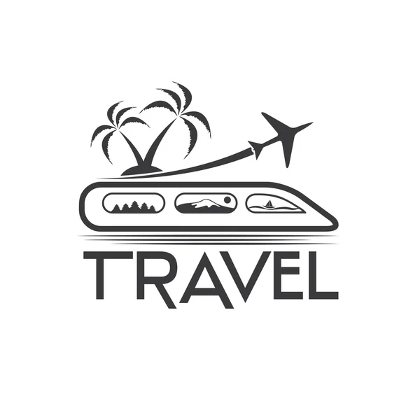 Travel vector design template — Stock Vector