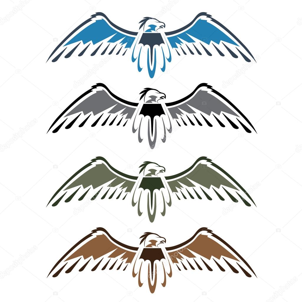 Set of native american eagles — Stock Vector © UVAconcept 58544815