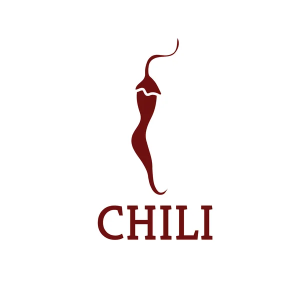 Hot chili peper vector ontwerpsjabloon — Stockvector