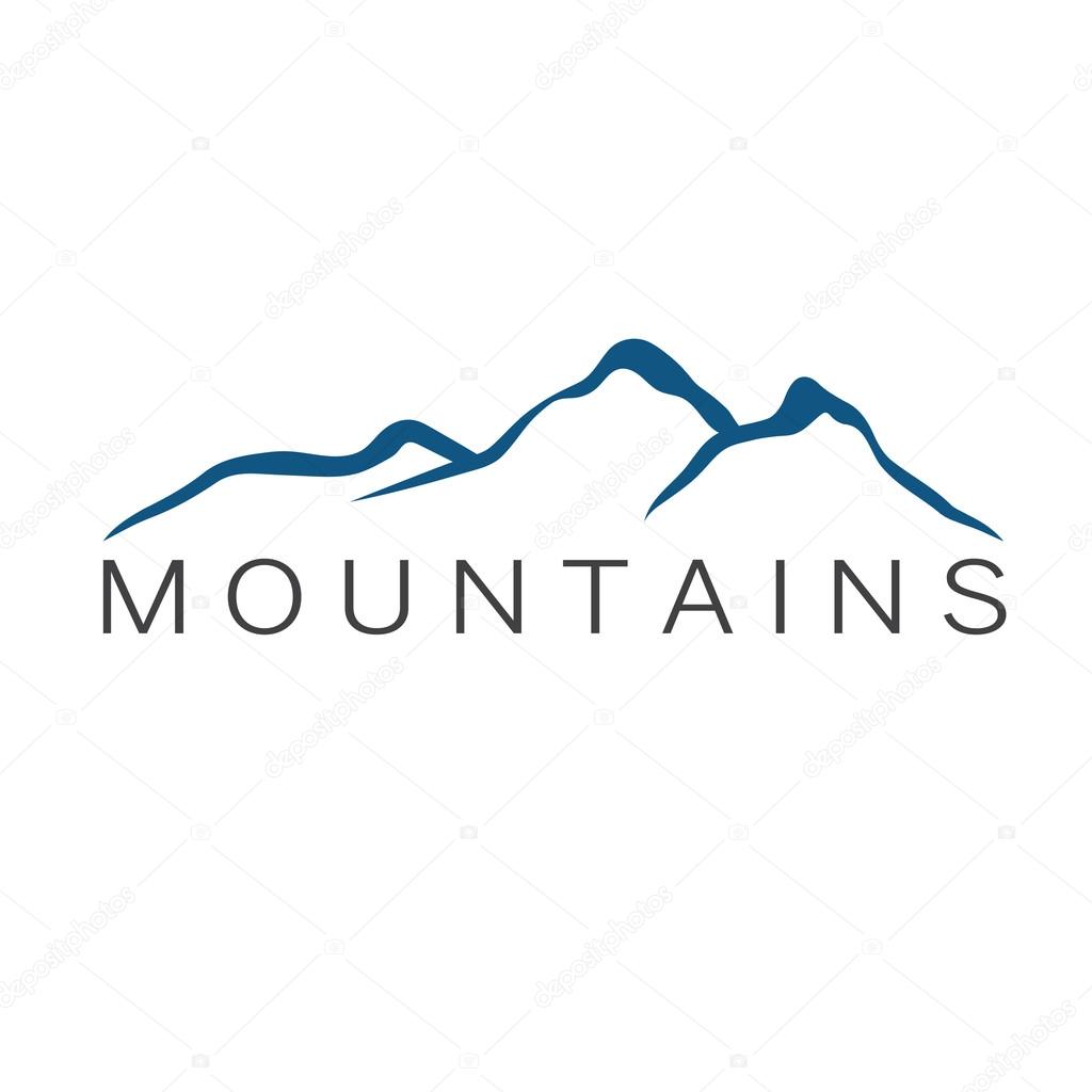 mountains abstract illustration