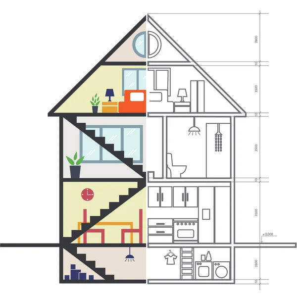 Renovation .House remodeling,flat design .Vector — Stock Illustration Renovation .House remodeling,flat design .Vector Royalty Free Stock Vectors