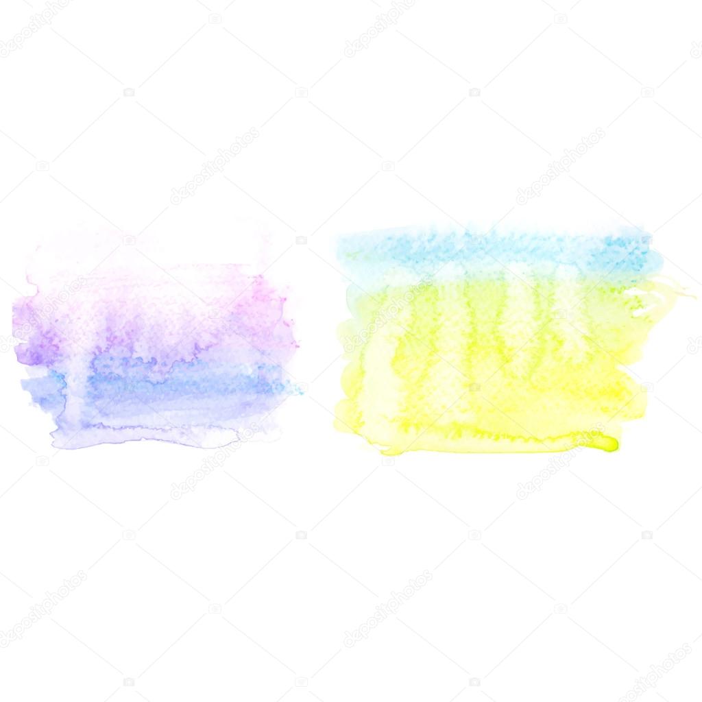 Illustration of watercolor stain.Vector