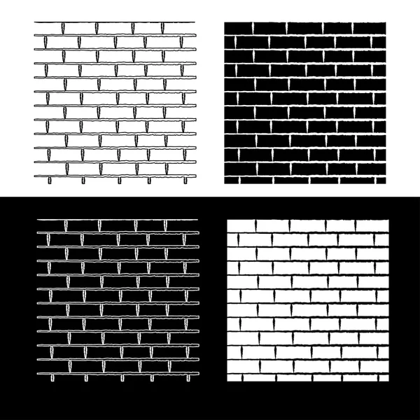 Brick wall vector background — Stock Vector