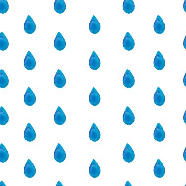 Suluboya Dikişsiz desen bırakır. Vektör 