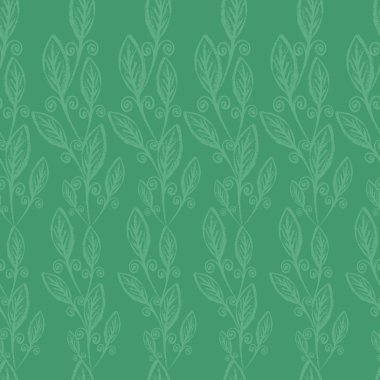 Vintage çiçek el çekilmiş seamless modeli. Vektör