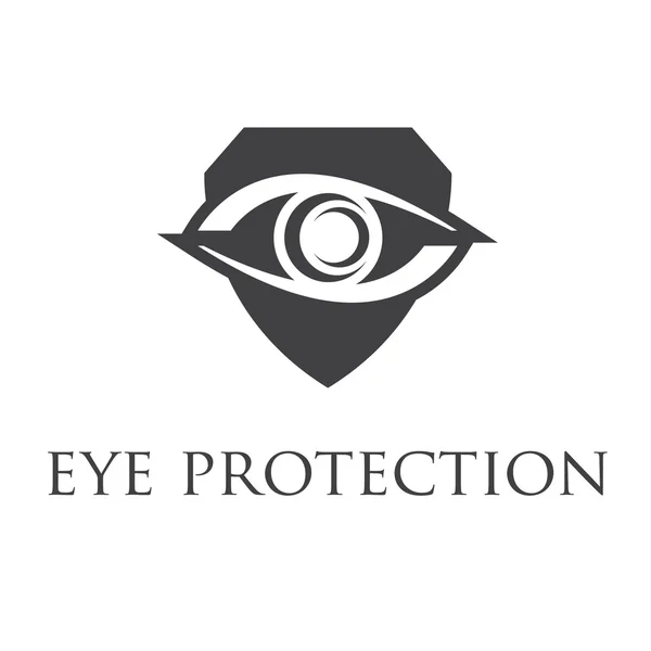 Símbolos de protecção ocular. Vetor — Vetor de Stock