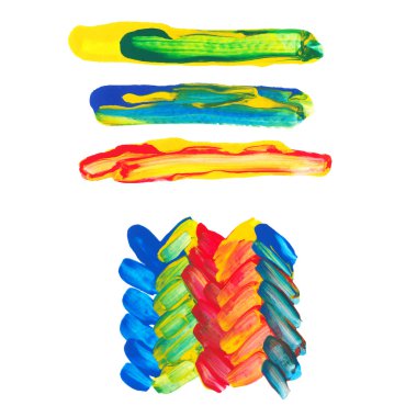 Sulu Boya leke Illustration. Vektör