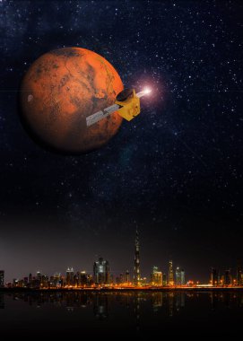 BAE 'den Mars Uzay Görevinin 3 boyutlu çizimi.