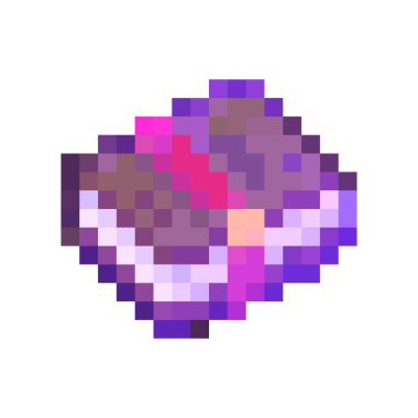 Büyülü bir kitabın pikseli. İzole vektör dosyası.