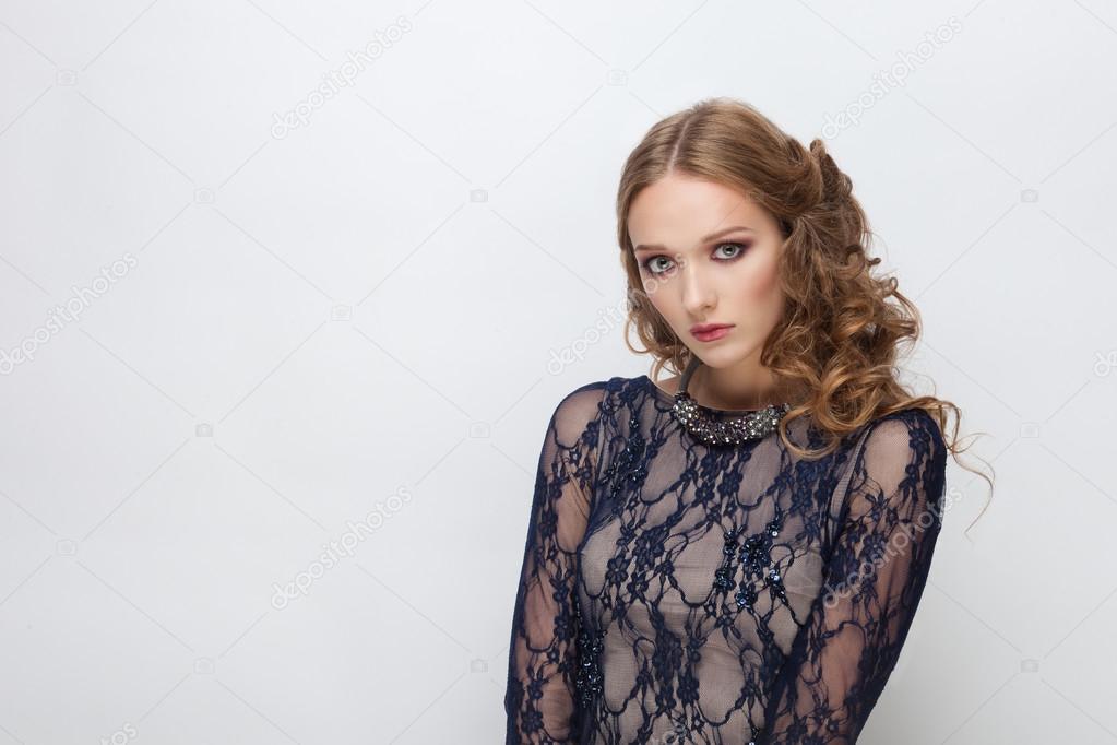 Cute blonde young girl model very valuable Cute blonde young girl model are