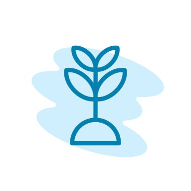 Büyüme ikonunun İmaj Vektörü grafiği. Filizlenmeye uygun, bitki, doğa, bahçıvanlık vs..