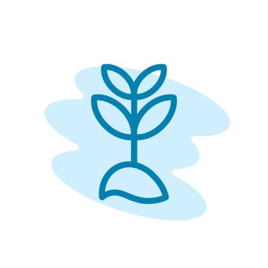 Büyüme ikonunun İmaj Vektörü grafiği. Filizlenmeye uygun, bitki, doğa, bahçıvanlık vs..