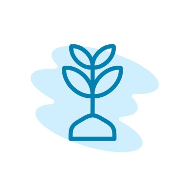 Büyüme ikonunun İmaj Vektörü grafiği. Filizlenmeye uygun, bitki, doğa, bahçıvanlık vs..