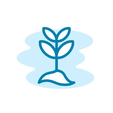 Büyüme ikonunun İmaj Vektörü grafiği. Filizlenmeye uygun, bitki, doğa, bahçıvanlık vs..