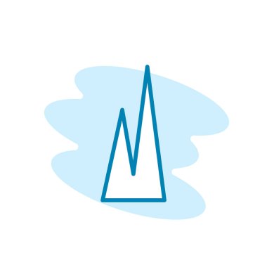 Çim simgesinin çizim vektörü grafiği. Doğa, bitki, bahçe, arka plan vs. için uygun.