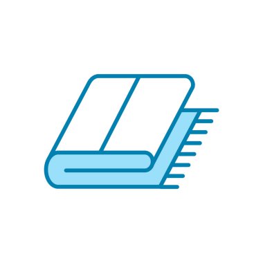 Battaniye ikonunun İmaj Vektörü grafiği. Kapak, yatak, yatak odası, rahat vesaire için uygun.