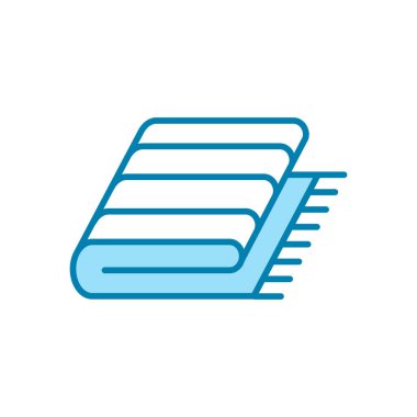 Battaniye ikonunun İmaj Vektörü grafiği. Kapak, yatak, yatak odası, rahat vesaire için uygun.