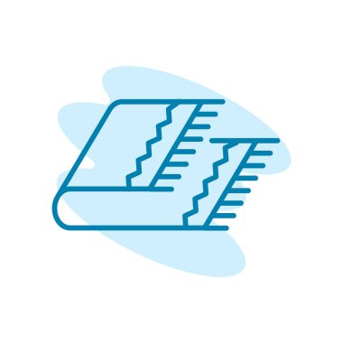 Battaniye ikonunun İmaj Vektörü grafiği. Kapak, yatak, yatak odası, rahat vesaire için uygun.