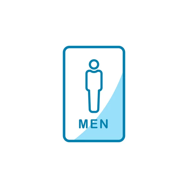 Illustration Vektorgrafik Des Toilettensymbols Fit Für Sanitär Toilette Paar Usw — Stockvektor