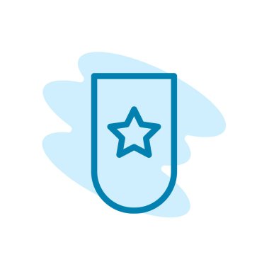 Yer imi simgesinin İllüstrasyon Vektörü grafiği. Okuma, etiket, rehber, favori vs. için uygun.