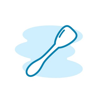 Spatula simgesinin İllüstrasyon Vektörü grafiği. Yemek, mutfak, yemek, şef vesaire için uygun..