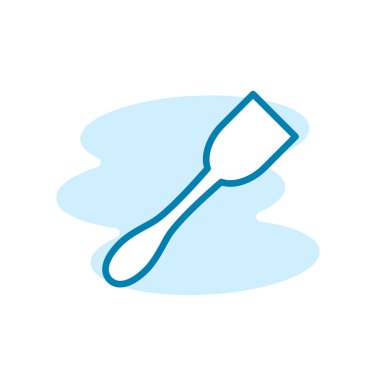 Spatula simgesinin İllüstrasyon Vektörü grafiği. Yemek, mutfak, yemek, şef vesaire için uygun..