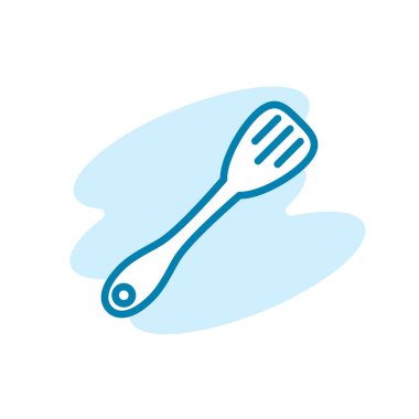 Spatula simgesinin İllüstrasyon Vektörü grafiği. Yemek, mutfak, yemek, şef vesaire için uygun..