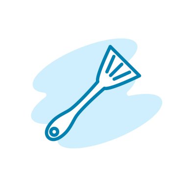 Spatula simgesinin İllüstrasyon Vektörü grafiği. Yemek, mutfak, yemek, şef vesaire için uygun..