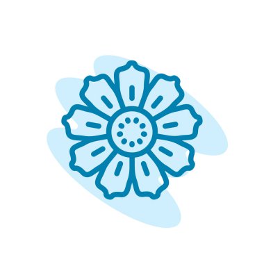 Çiçek ikonunun illüstrasyon Vektörü grafiği. Çiçek, bahçe, çiçek, güzel vs. için uygun..