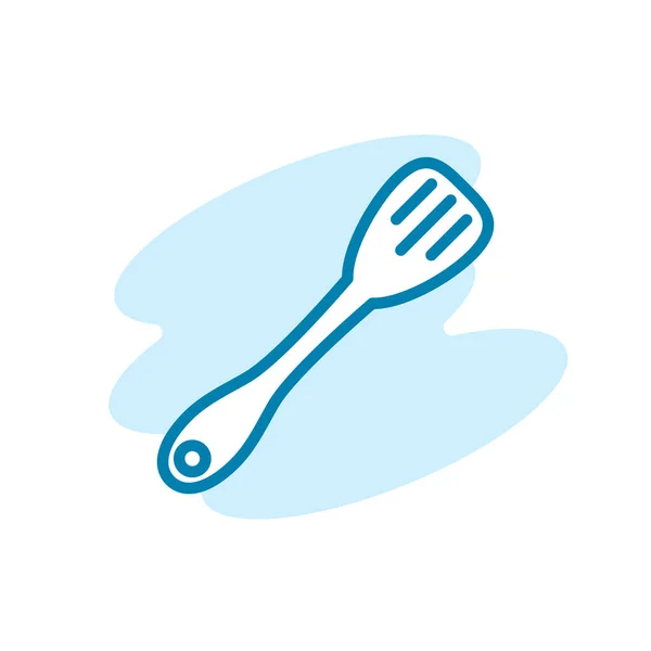 Illustratie Vectorgrafiek Van Spatel Icoon Geschikt Voor Koken Keuken Eten — Stockvector