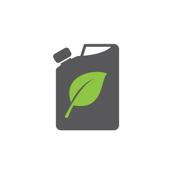 Illustration Graphique Vectoriel Logo Carburant Renouvelable — Image vectorielle