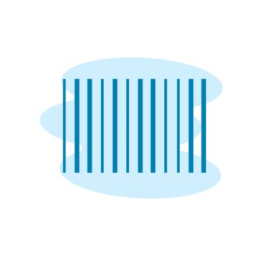 Barkod simgesi şablonunun İllüstrasyon Vektörü grafiği