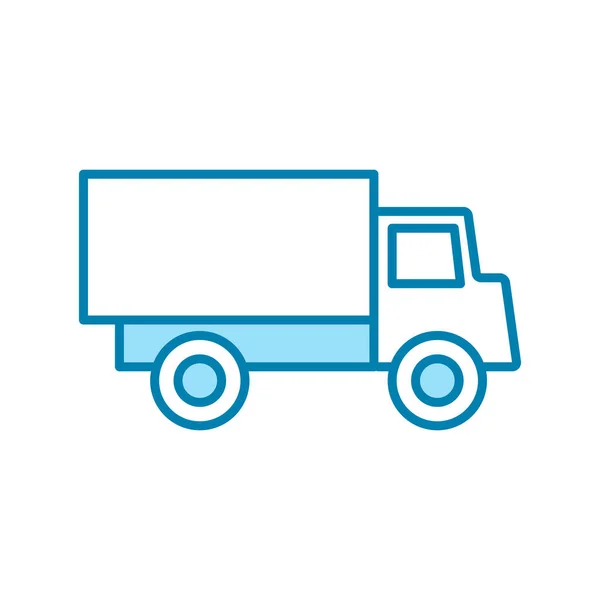 Illustratie Vector Grafiek Van Truck Pictogram Template — Stockvector