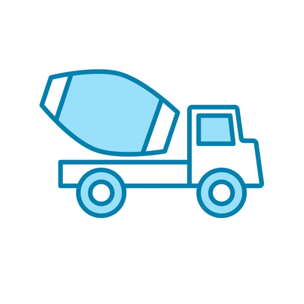 Illustrazione Grafica Vettoriale Del Modello Icona Camion — Vettoriale Stock