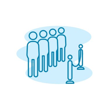 Kuyruk simgesi şablonunun Çizim Vektörü grafiği