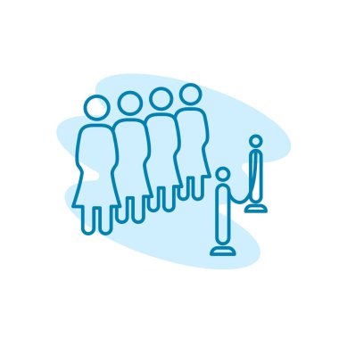 Kuyruk simgesi şablonunun Çizim Vektörü grafiği