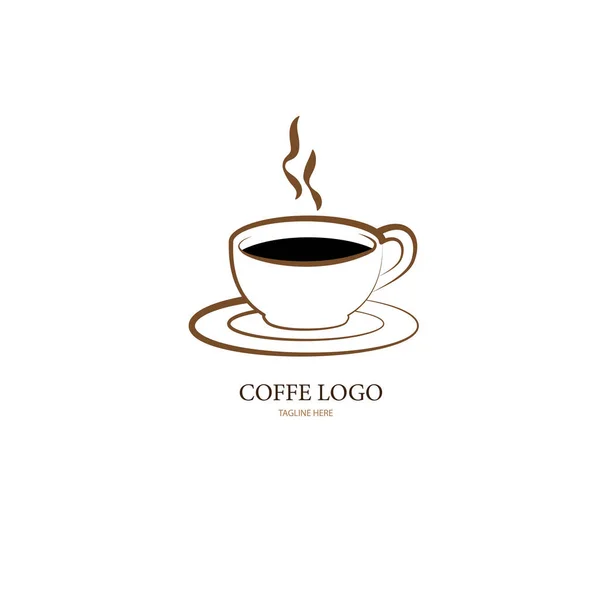 Ілюстрація Векторна Графіка Логотипу Кафе — стоковий вектор