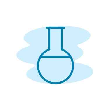 Kimya simgesi şablonunun İllüstrasyon Vektörü grafiği