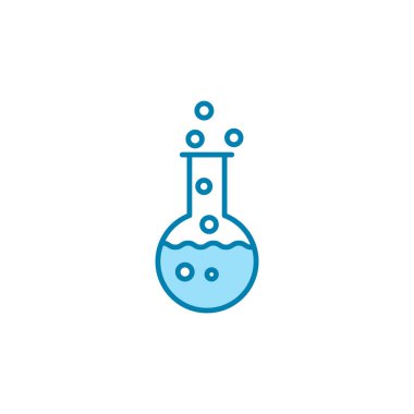 Kimya simgesi şablonunun İllüstrasyon Vektörü grafiği