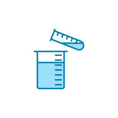 Kimya simgesi şablonunun İllüstrasyon Vektörü grafiği