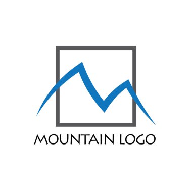 Dağ logosunun İllüstrasyon Vektörü grafiği