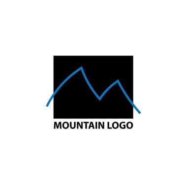 Dağ logosunun İllüstrasyon Vektörü grafiği