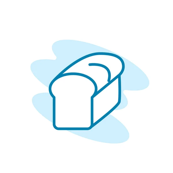 Illustration Vector Graphic Bread Icon Template — Stock Vector